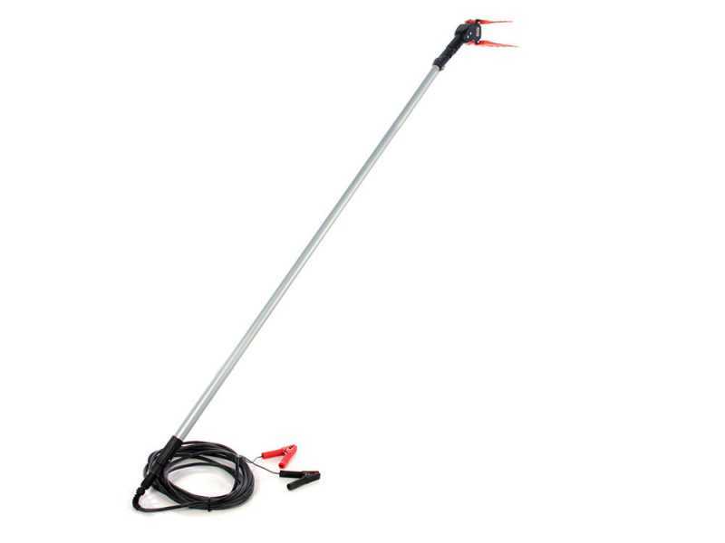 TecnoVIR Olivir - Vareador de aceitunas el&eacute;ctrico de bater&iacute;a - con p&eacute;rtiga fija de 250 cm