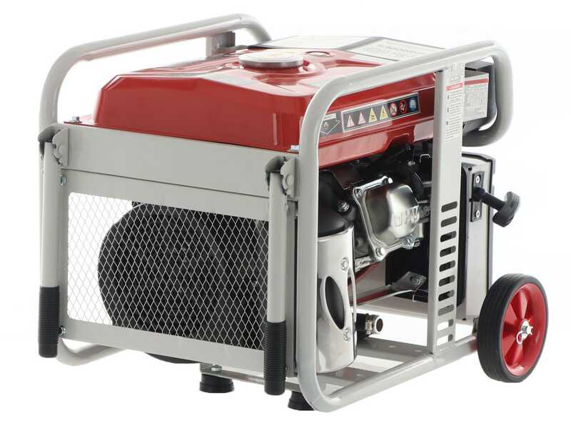 GeoTech-Pro iGGP5000ES - Generador de corriente inverter con arranque el&eacute;ctrico y ruedas 4 kW - Continua 3.5 kW Monof&aacute;sica