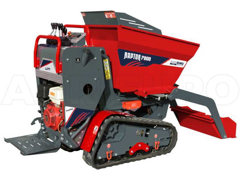 Carretilla de orugas AgriEuro Top-Line RAPTOR 7800 HED 4.0 - Honda GXe390 - Con pala