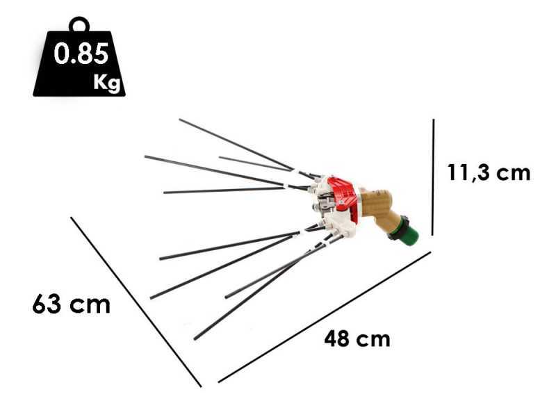 Sbaraglia Volare Carbon - Vareador de aceitunas neum&aacute;tico en carbono - 8 bares - 1800 bpm