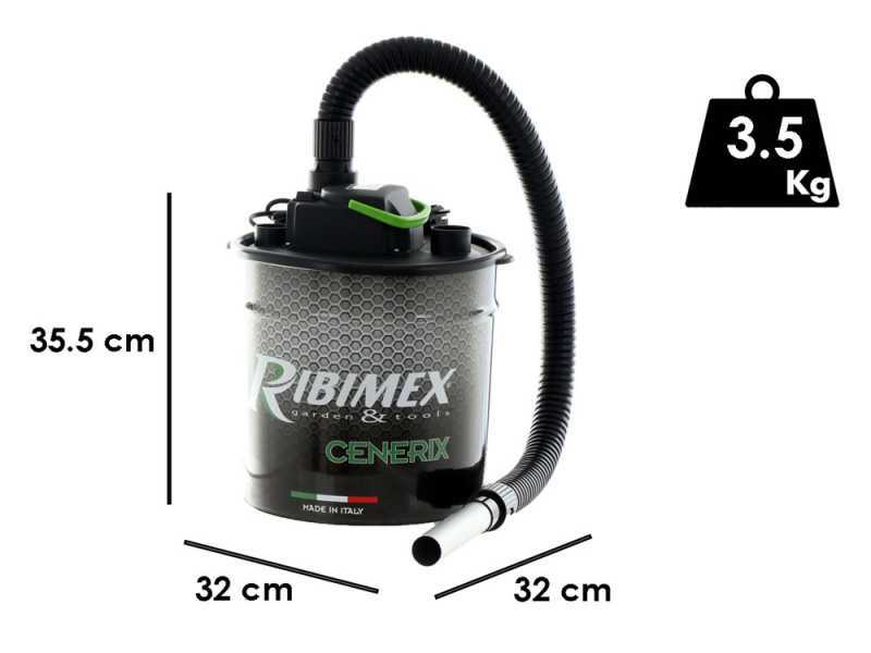 Aspirador de cenizas Ribimex Cenerix - 18 l