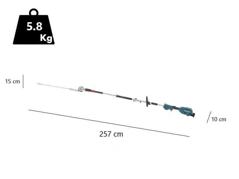 Cortasetos de bater&iacute;a multifunci&oacute;n Makita DUX18 - 18V 5Ah