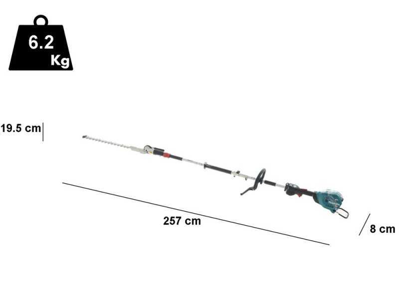 Cortasetos de bater&iacute;a multifunci&oacute;n Makita UX01G - 40V  2.5Ah
