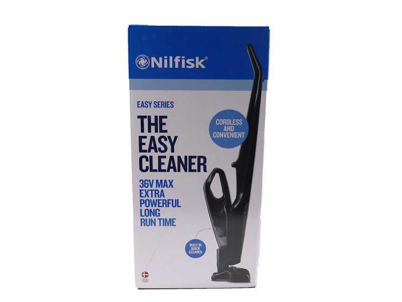 Aspiradora escoba eléctrica NILFISK Easy 36VMAX - 2en1: aspiradora de polvo  y migas
