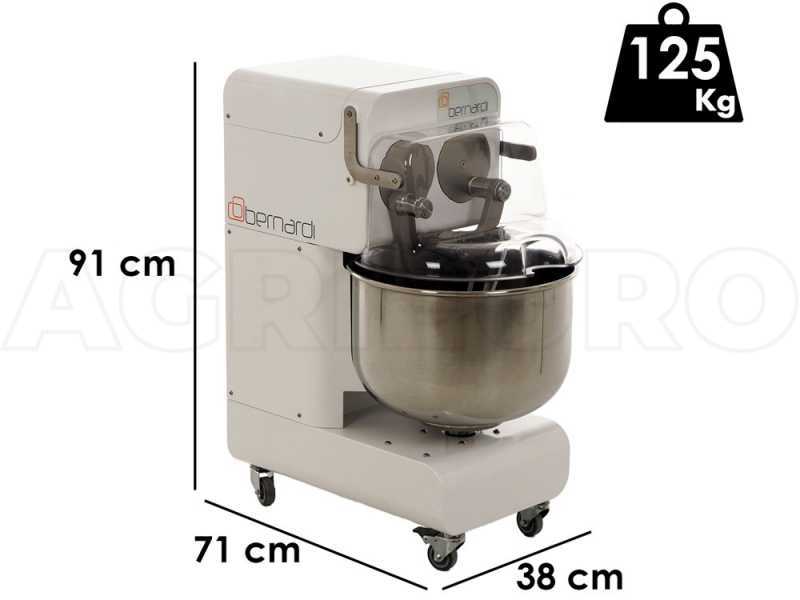 Bernardi FMR20 - Amasadora de brazos - 20 kg