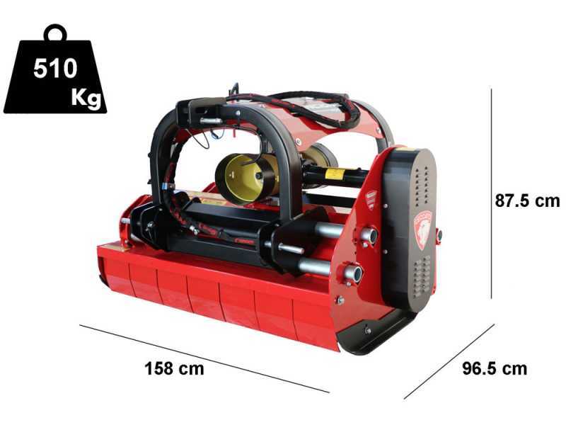 Ceccato Trincione 400 4T1400IDR2 - Trituradora reversible para tractor Ceccato - Serie pesada