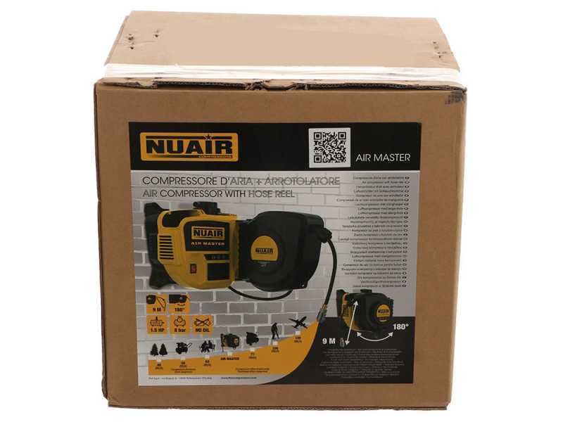 Nuair Air Master -Compresor monof&aacute;sico de pared, sin aceite - Motor 1.5 HP