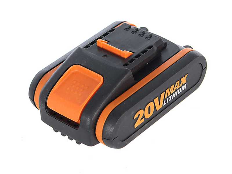 Podadora manual de bater&iacute;a Worx WG324E 20 V 2 Ah + p&eacute;rtiga