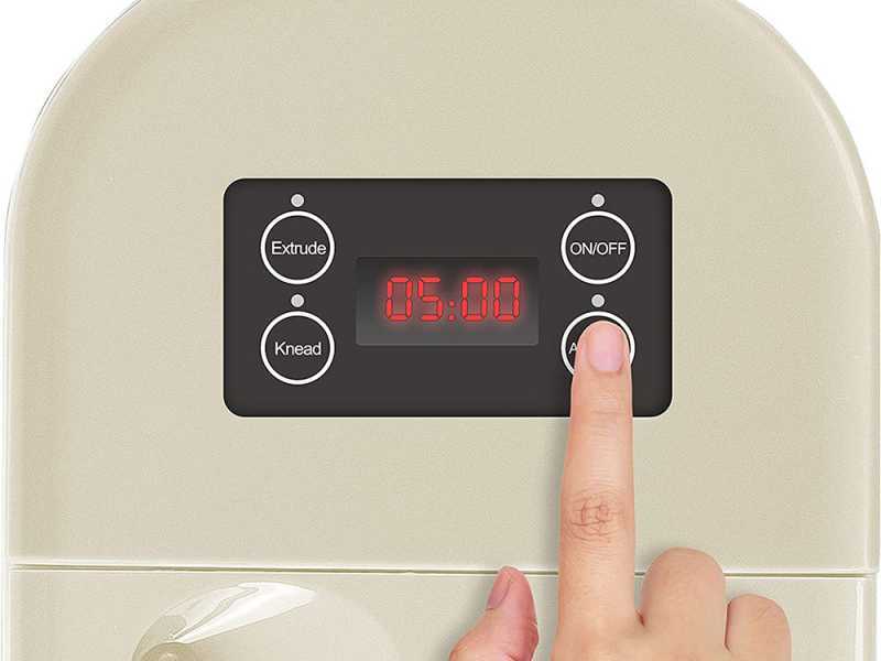 Beper Pasta Mia - M&aacute;quina de hacer pasta el&eacute;ctrica 2 en 1 - Amasa y extrude