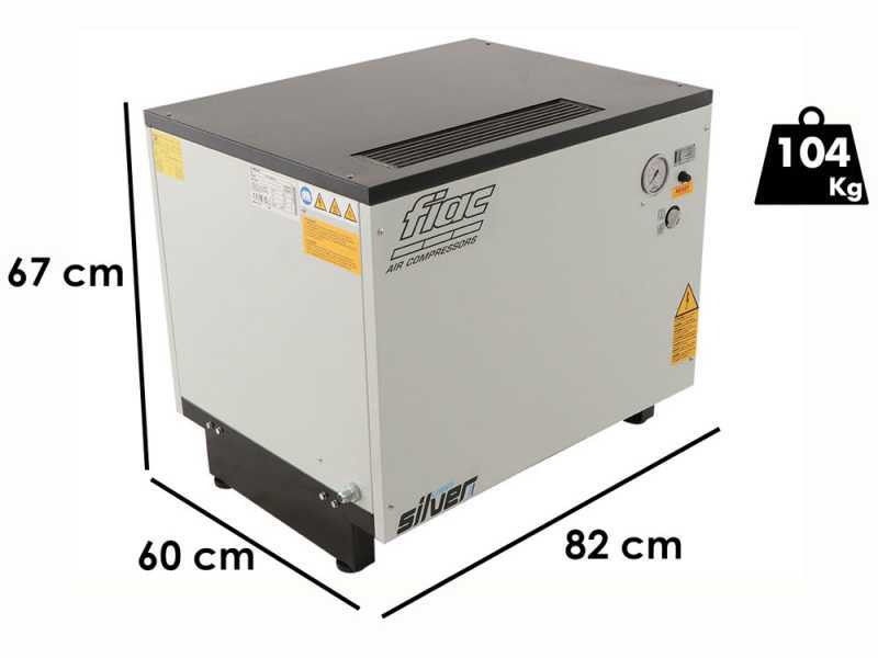 FIAC Light Silver LS 4 10 400/50 CE - Compresor trif&aacute;sico de tornillo silencioso - Motor 4.5 HP