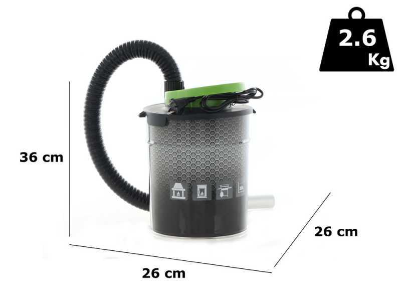Aspirador de cenizas peque&ntilde;o Ribimex Minicen