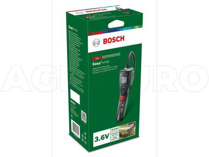 Bosch Easy Pump - Compresor port&aacute;til de bater&iacute;a - 3.6 V - 3 Ah