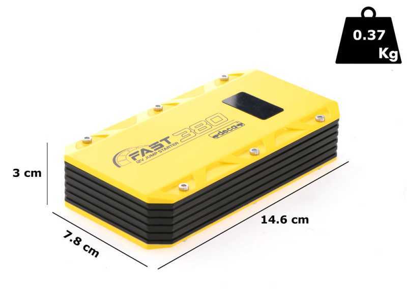 Arrancador port&aacute;til multifunci&oacute;n y Power Bank Deca Fast 380