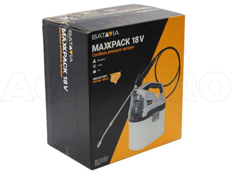 Batavia BT-GS001 - Pulverizador de mochila a bater&iacute;a - 18V - BATER&Iacute;A Y CARGADOR NO INCLU&Iacute;DOS