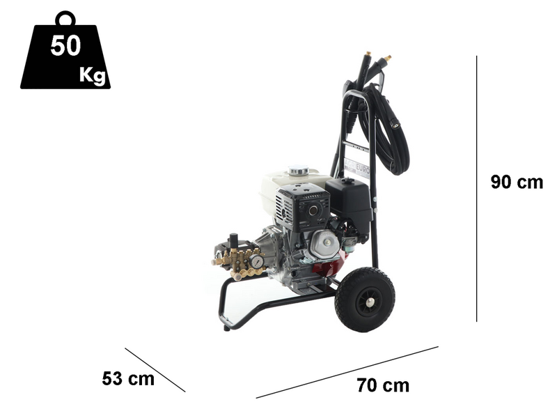 Hidrolimpiadora de gasolina AgriEuro Top-Line EWD-K 15/310 - Motor Honda GX 390