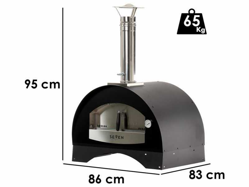 Seven Italy Artemide - Horno de le&ntilde;a de exterior - Sin carro