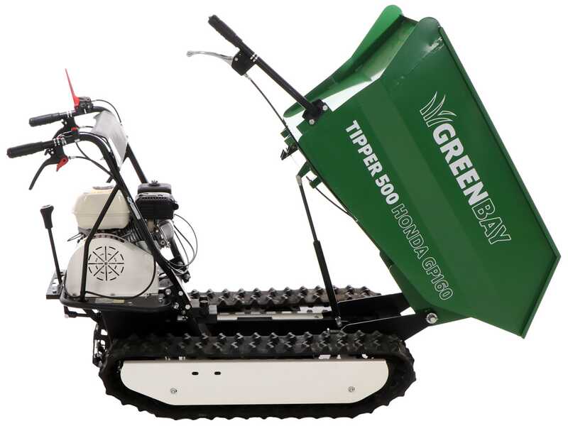 Carretilla de orugas dumper GreenBay Tipper 500 - Motor Honda GP160