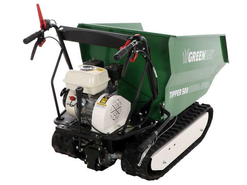 Carretilla de orugas dumper GreenBay Tipper 500 - Motor Honda GP160