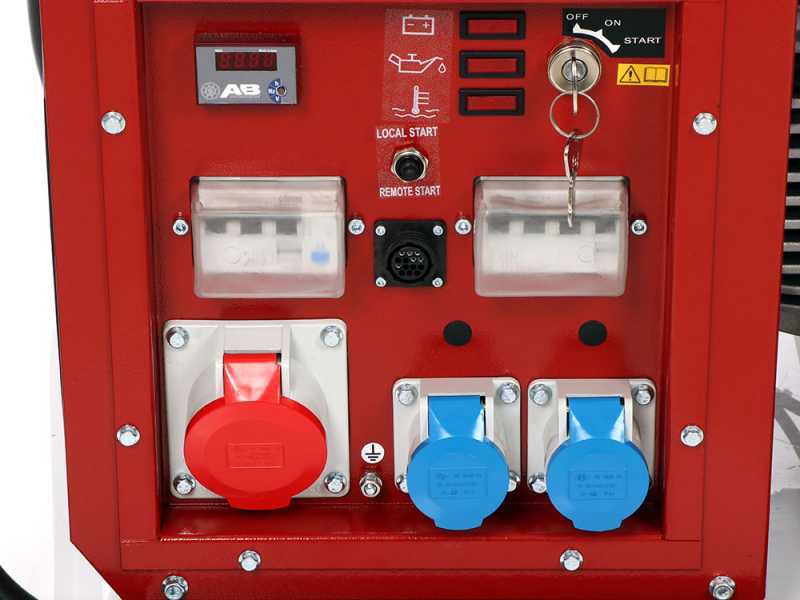 MOSA GE 12000 HZDT - Generador de corriente di&eacute;sel 9.6 kW - Continua 8.8 kW Trif&aacute;sica - Motor Hatz 1D90