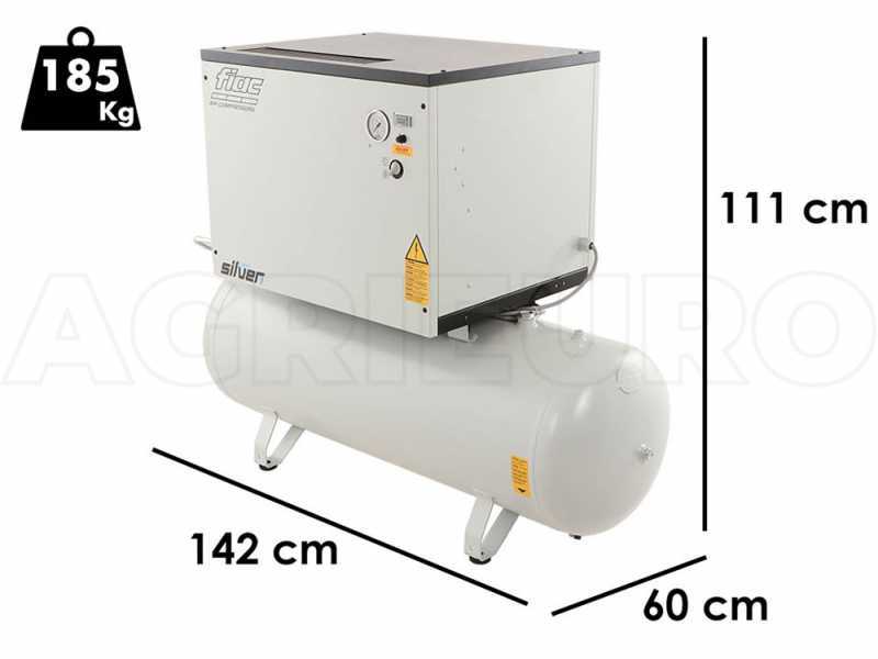 FIAC Light Silver LS 6-200 10 400/50 CE - Compresor trif&aacute;sico de tornillo silencioso - Motor 6 HP