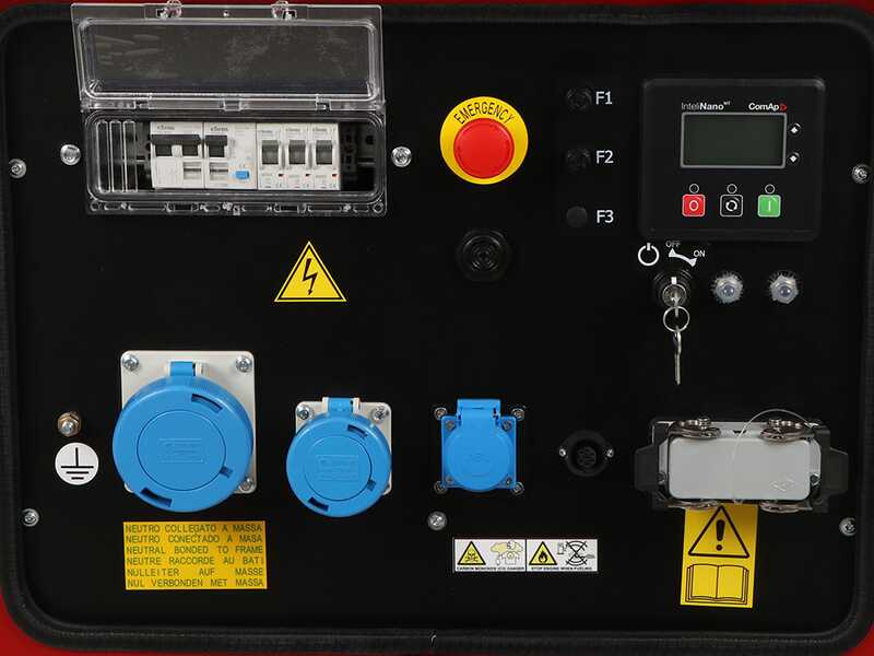 MOSA GE SX-9000 KDM - Generador de corriente di&eacute;sel silencioso 8.3 kW - Continua 7.5 kW Monof&aacute;sica