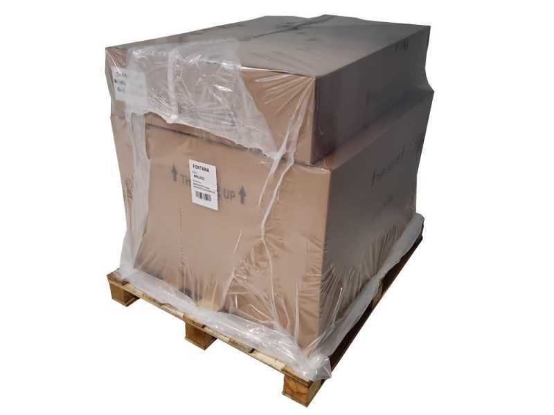 Fontana Margherita Antracite - Horno de le&ntilde;a de exterior con carro