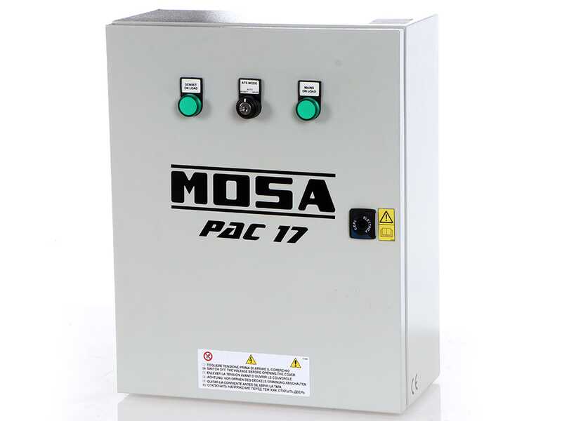 MOSA GE SX-9000 KDM - Generador de corriente di&eacute;sel silencioso 8.3 kW - Continua 7.5 kW Monof&aacute;sico + ATS - Motor Kohler KDW702