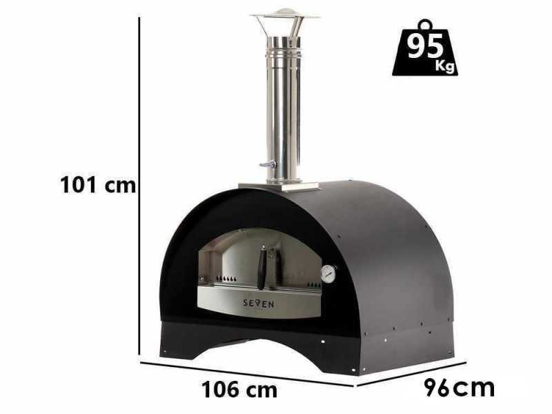 Seven Italy Efesto - Horno de le&ntilde;a de exterior - SIN CARRO