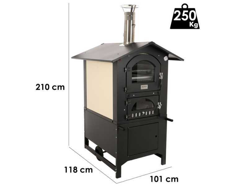 Seven Italy ZEUS - Horno de le&ntilde;a de exterior 80x45