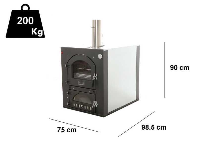  Fontana FOCO - Horno de le&ntilde;a de empotrar 80x45