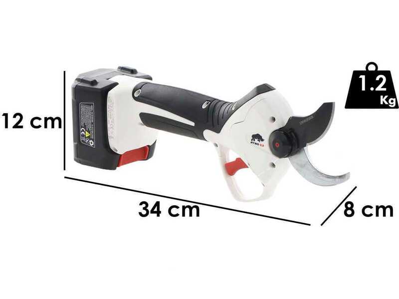 Castellari Ryno 63 - Tijeras el&eacute;ctricas de poda - 2x 21.6V 2.5 Ah
