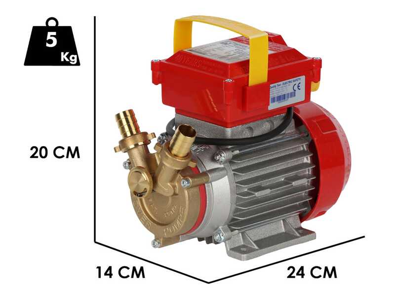 Rover 20 By-Pass - Bomba el&eacute;ctrica de trasiego de bronce - Monof&aacute;sica - 230 V