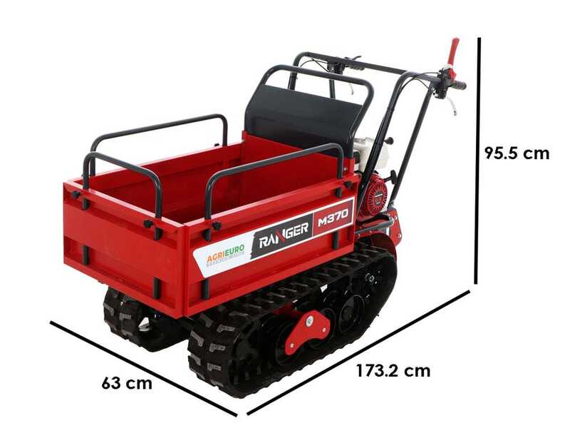 Carretilla de orugas extensible Ranger M370-E - Motor Honda GX160