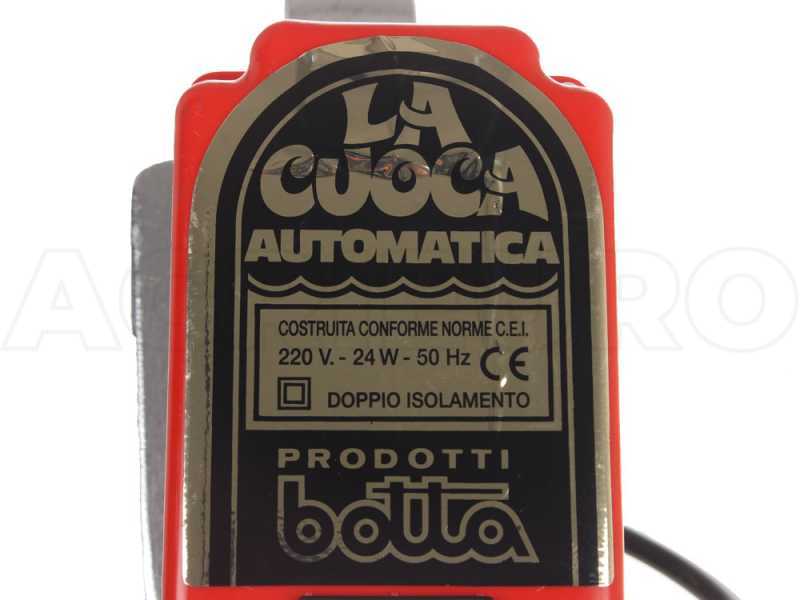 NuovaFac Cuoca Automatica - Caldero en cobre el&eacute;ctrico martillado para polenta base plana  9L - 24W