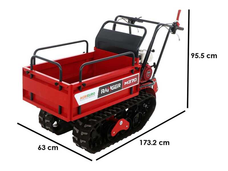 Carretilla de orugas extensible Ranger M370 - Motor Honda GX160