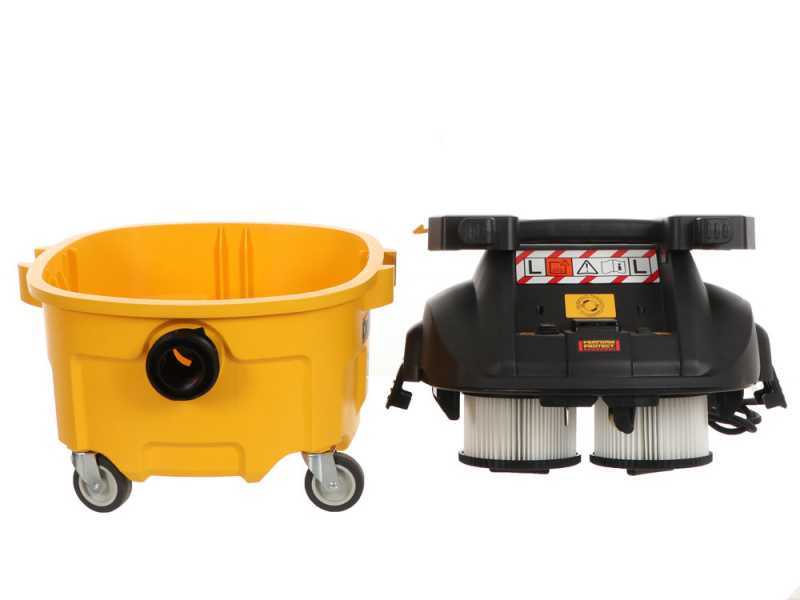 DeWALT DWV901LT-QS -Aspirador de polvo y l&iacute;quidos para la construcci&oacute;n