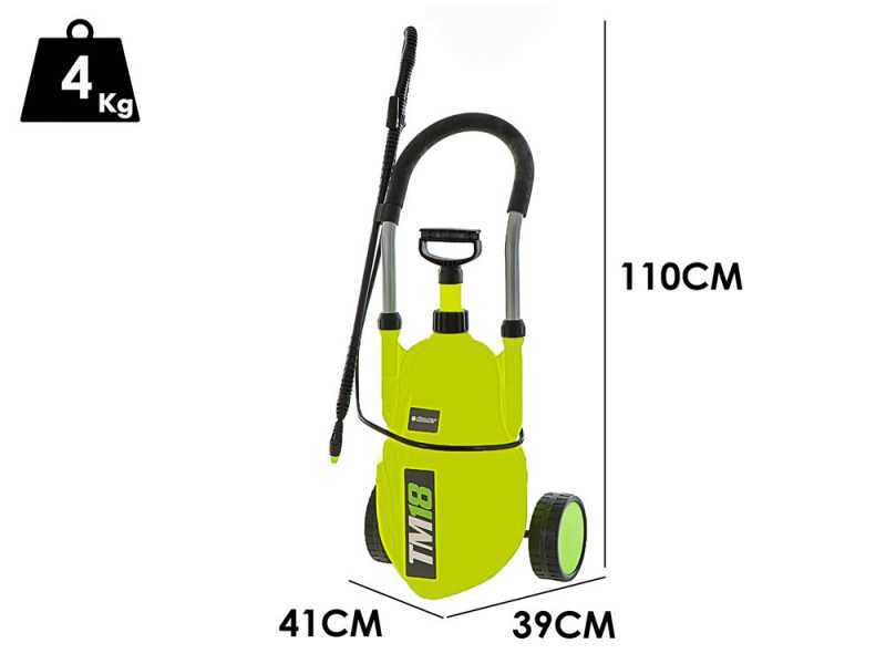 Bomba fumigadora manual Comet TM18 - de ruedas