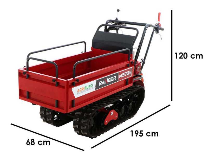 Carretilla de orugas extensible Ranger M570 H - Motor Honda GX200