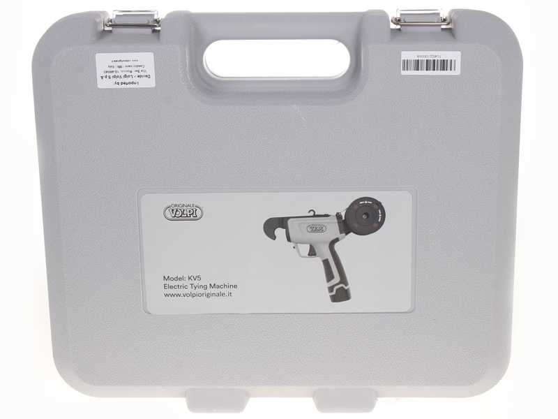 Atadora de vi&ntilde;a el&eacute;ctrica de bater&iacute;a Volpi KV5 Cordless - 2 x 14.4V 2Ah