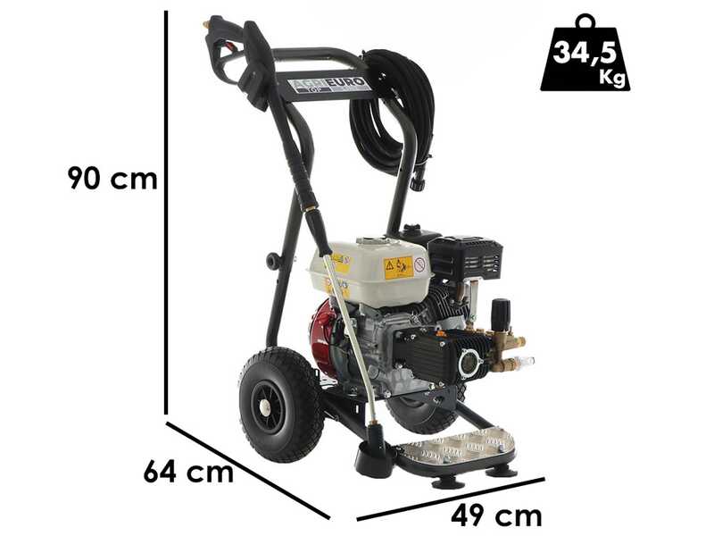 Hidrolimpiadora de gasolina AgriEuro Top-Line BWD-K 11/200 - Motor Honda GX200