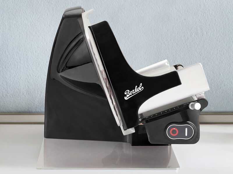 BERKEL Home Line Plus 200 Negra - Cortadora de fiambre con cuchilla de 195 mm