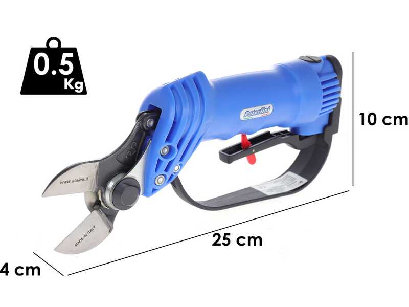 Tijeras de poda neum&aacute;ticas profesionales  Paterlini Baby doble corte - de aire comprimido