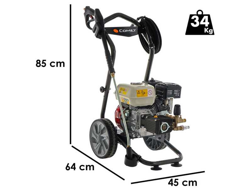 Hidrolimpiadora de gasolina Comet FDX Blade S 13/180 - Motor Honda GX200