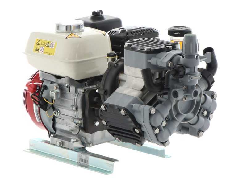 Motobomba de riego de gasolina Comet MTP P40/20 SC 4T - motor Honda GX120 - versi&oacute;n para &aacute;cidos y productos qu&iacute;micos
