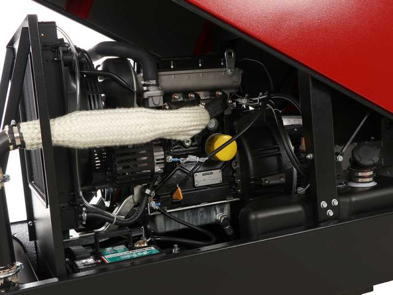 MOSA GE SX 16000 KDM - Generador de corriente di&eacute;sel silencioso 14.4 kW - Continua 13.2 kW Monof&aacute;sico + ATS