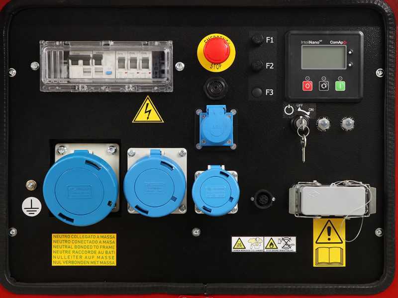 MOSA GE SX 16000 KDM - Generador de corriente a di&eacute;sel silencioso 14.4 kW - Continua 13.2 kW Monof&aacute;sico