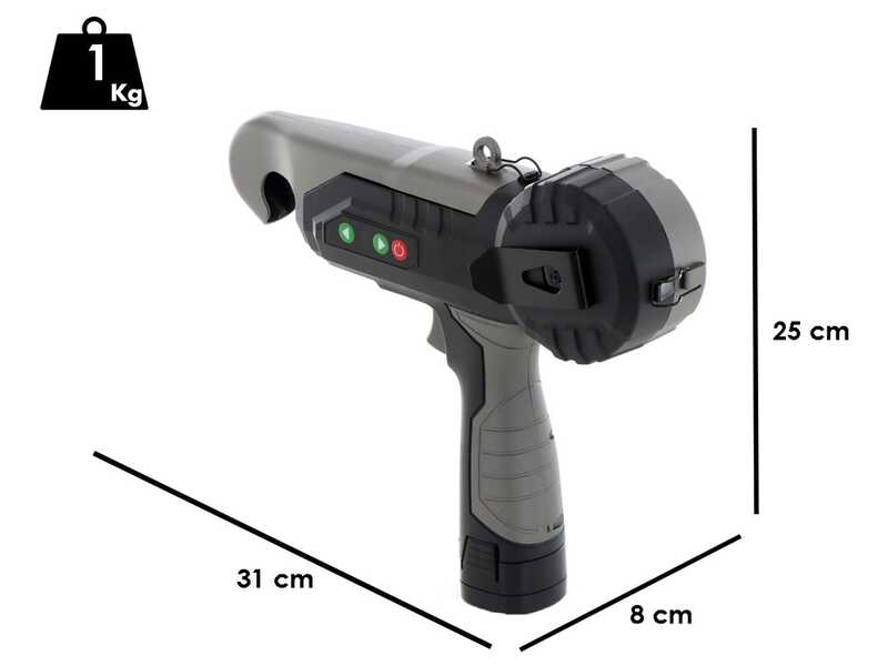 Atadora con bater&iacute;a integrada LISAM LG 25 - 2X14.4 V 2 Ah