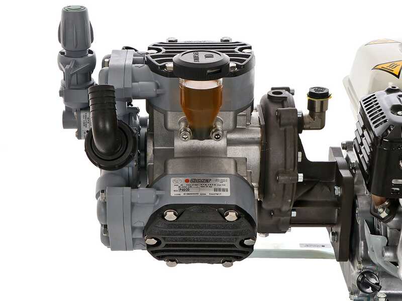 Motobomba de fumigaci&oacute;n de gasolina Comet  MTP P40/20 SC 4T - motor Honda GP 160 - versi&oacute;n para &aacute;cidos y productos qu&iacute;micos