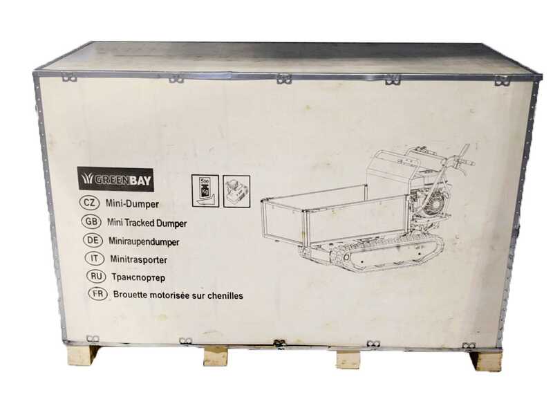Carretilla de orugas GreenBay EXPANDER-H 500 - Motor Honda GX270