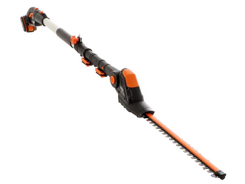 Worx WG908E - Podadora - Cortasetos con p&eacute;rtiga de bater&iacute;a multifunci&oacute;n - bater&iacute;a 20V 2Ah